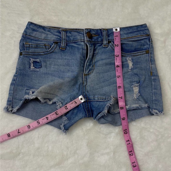 Joe's Kids 'The Markie' Destructed Denim Shorts - Picture 5 of 6